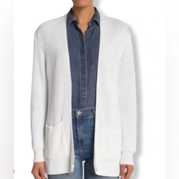 Madewell Sweaters Madewell Nolan Eyelet Ribbed Knit Pocket